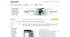 Desktop Screenshot of android-apps.arobs.com